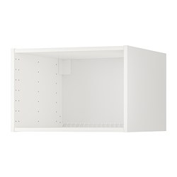 METOD, estruc armario alto p/frigo/cong, Blanco