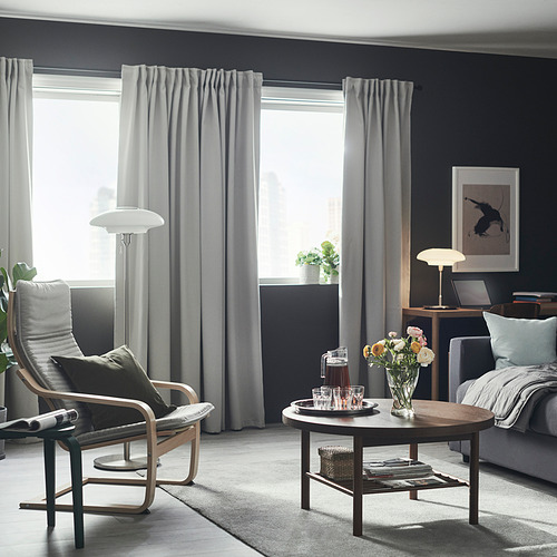 MAJGULL, room darkening curtains, 1 pair 2 of 4 open dialog