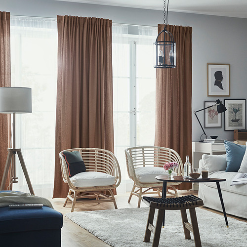 TIBAST, room darkening curtains, 1 pair 3 of 7 open dialog