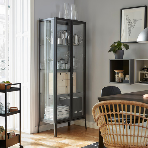 MILSBO, glass-door cabinet 3 of 6 open dialog