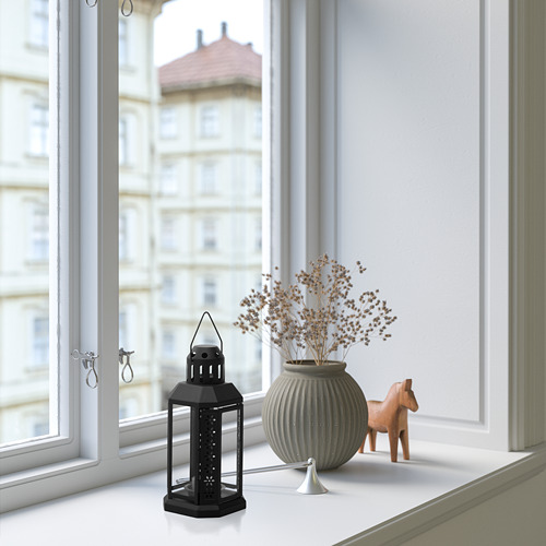 ENRUM, lantern f/tealight, indoor/outdoor 5 of 5 open dialog