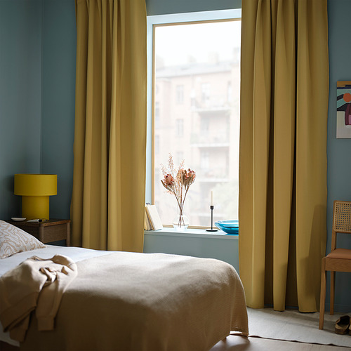 MAJGULL, room darkening curtains, 1 pair 2 of 11 open dialog