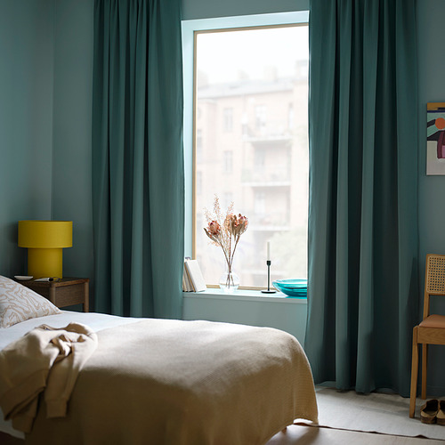 MAJGULL, room darkening curtains, 1 pair 2 of 10 open dialog