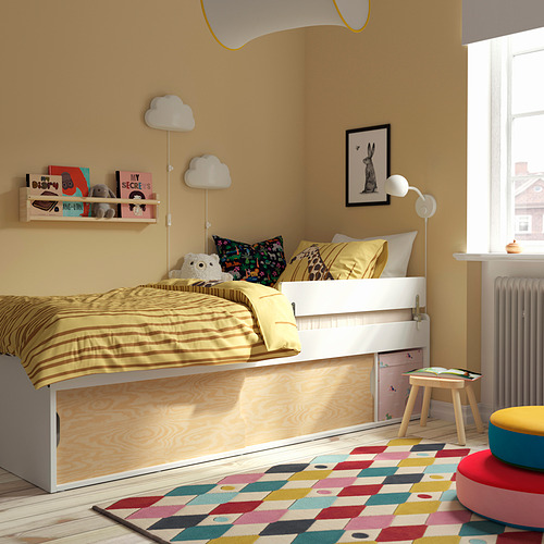 KLIPPUGGLA, bed frame with storage. 3 of 8 open dialog