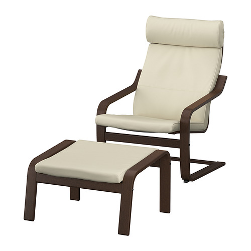 POÄNG, armchair and ottoman 1 of 10 open dialog