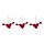 Current variation: Heart shaped red / white
