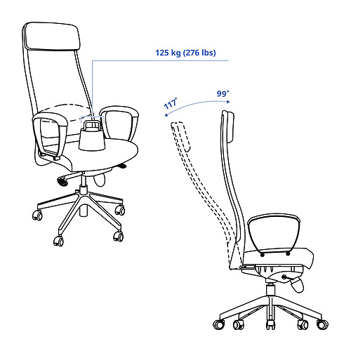 MARKUS, office chair 4 of 13 open dialog