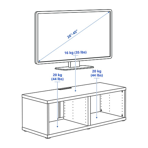 BESTÅ, mueble TV 5 de 5 open dialog