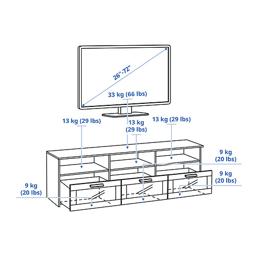 BRIMNES, TV unit 7 of 7 open dialog
