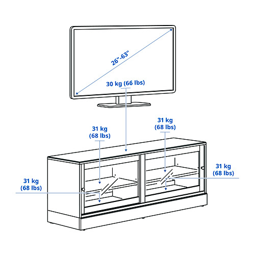 HAVSTA, TV unit with base 7 of 7 open dialog