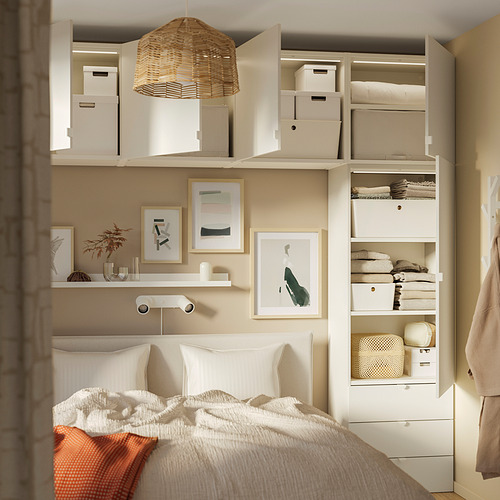 PLATSA, wardrobe with 5 doors+3 drawers. 5 of 5 open dialog