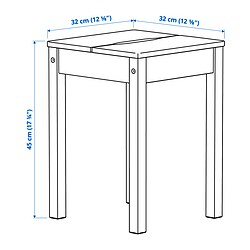 Measurement Illustration - HAUGA stool