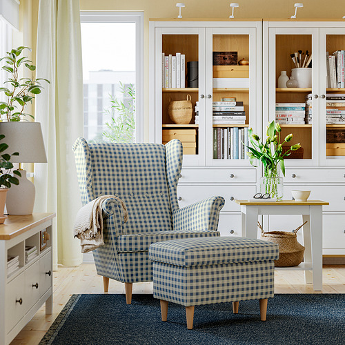 STRANDMON, reposapiés con almacenaje. 2 de 5 open dialog