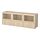 Select colour variation: White stained oak effect Lappviken / Sindvik white stained oak eff clear glass
