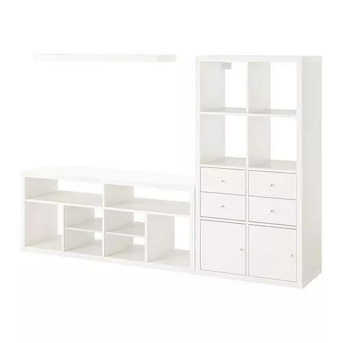 ミツウロコ IKEA KALLAX IKEA Puerto Rico - KALLAX/LACK TV storage combination, white, 88 1