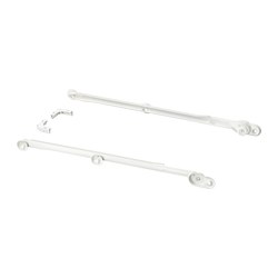 KOMPLEMENT, pull-out rail for baskets, White