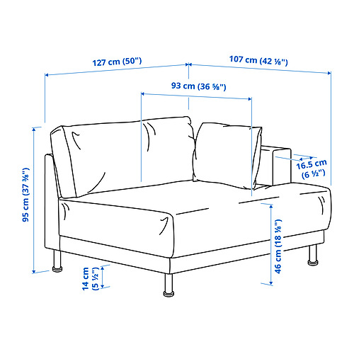 UPPÅKRA, 1.5-seat module with right armrest. 9 of 9 open dialog