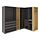 Select colour variation: dark gray dark gray/oak effect
