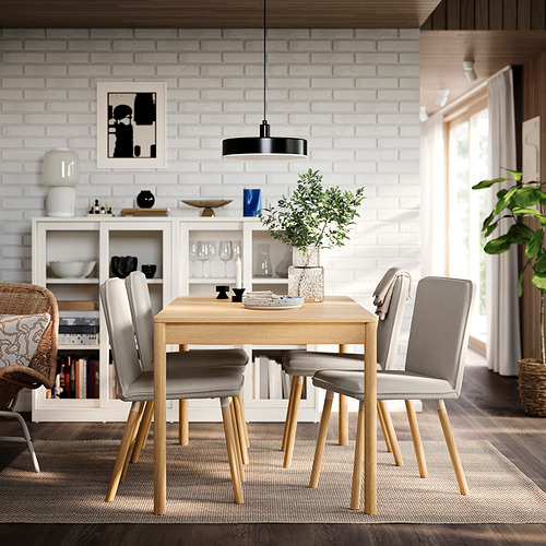 TONSTAD / TONSTAD, table and 4 chairs. 2 of 9 open dialog
