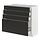 Select colour variation: white/Nickebo matte anthracite