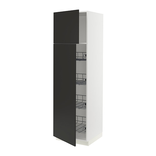 SEKTION, high cabinet w door/wire baskets. 1 of 4 open dialog