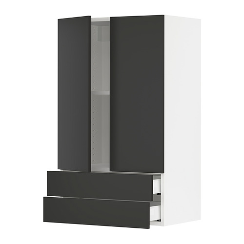 SEKTION / MAXIMERA, wall cabinet w 2 doors/2 drawers. 1 of 4 open dialog