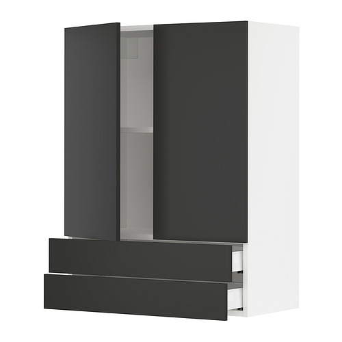 SEKTION / MAXIMERA, wall cabinet w 2 doors/2 drawers. 1 of 4 open dialog