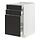 Select colour variation: white/Nickebo matte anthracite