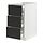 Select colour variation: white/Nickebo matte anthracite