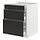 Select colour variation: white/Nickebo matte anthracite