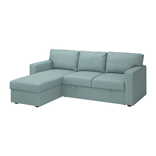 BÅRSLÖV, Sofá cama 3 plazas con chaiselongue 1 de 9 open dialog
