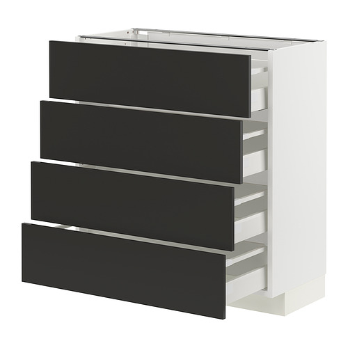 METOD / MAXIMERA, armario bajo 4 cajones/4 frentes. 1 de 4 open dialog