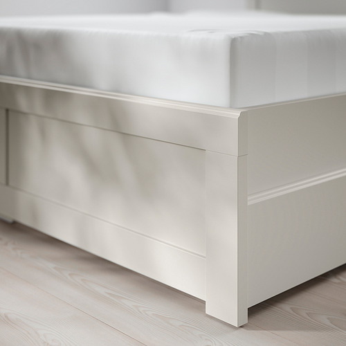 FÅGELFJÄLLET, bed frame with 4 storage boxes. 6 of 8 open dialog