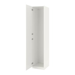 PAX/ÅHEIM, combinación armario, FARDAL alto brillo blanco