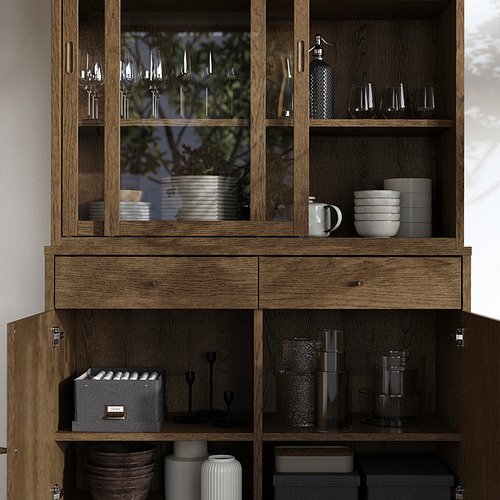 TONSTAD, storage with sliding glass doors. 3 of 6 open dialog