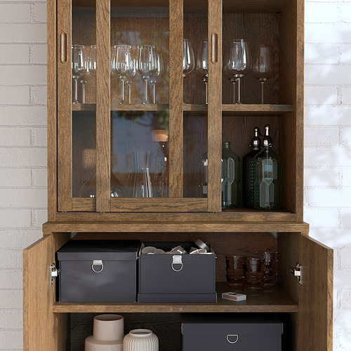 TONSTAD, storage with sliding glass doors. 3 of 5 open dialog