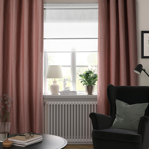 LENDA, curtains with tie-backs, 1 pair 4 of 9 open dialog