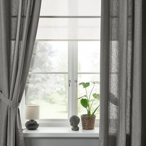 LENDA, curtains with tie-backs, 1 pair 4 of 9 open dialog