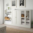 HAVSTA combinación almacenaje con puertas vidrio