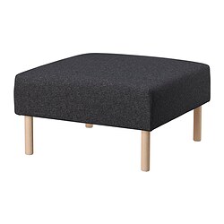 LILLEHEM, 1-seat section, Gunnared dark grey