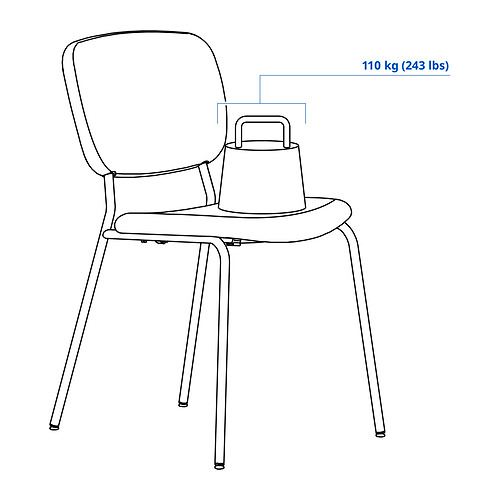 LISABO / VIHALS, table and 4 chairs. 11 of 11 open dialog