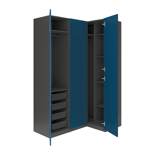 PAX / FYRUDDEN, corner wardrobe. 1 of 4 open dialog