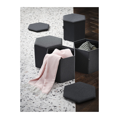 KJUGE, ottoman with storage 11 of 11 open dialog