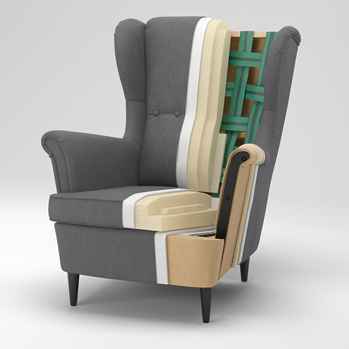 STRANDMON, wing chair 8 of 9 open dialog