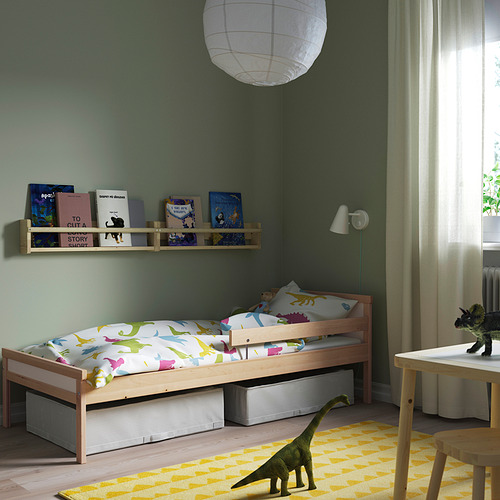 SNIGLAR, bed frame with slatted bed base 2 of 7 open dialog