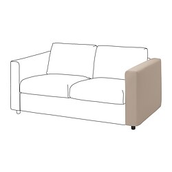 VIMLE, funda reposabrazos, Hallarp beige