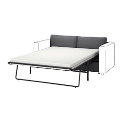 VIMLE, funda sofá cama 2 plazas, Hallarp gris