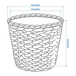 Ilustración de medidas - FRIDFULL macetero