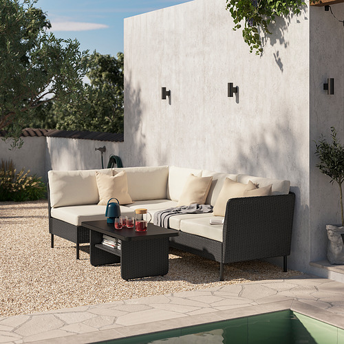 VITTSKÄR, 3-seat modular corner sofa outdoor. 2 of 4 open dialog