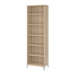 BESTÅ, librería con pata NANNARP, Efecto roble tinte blanco